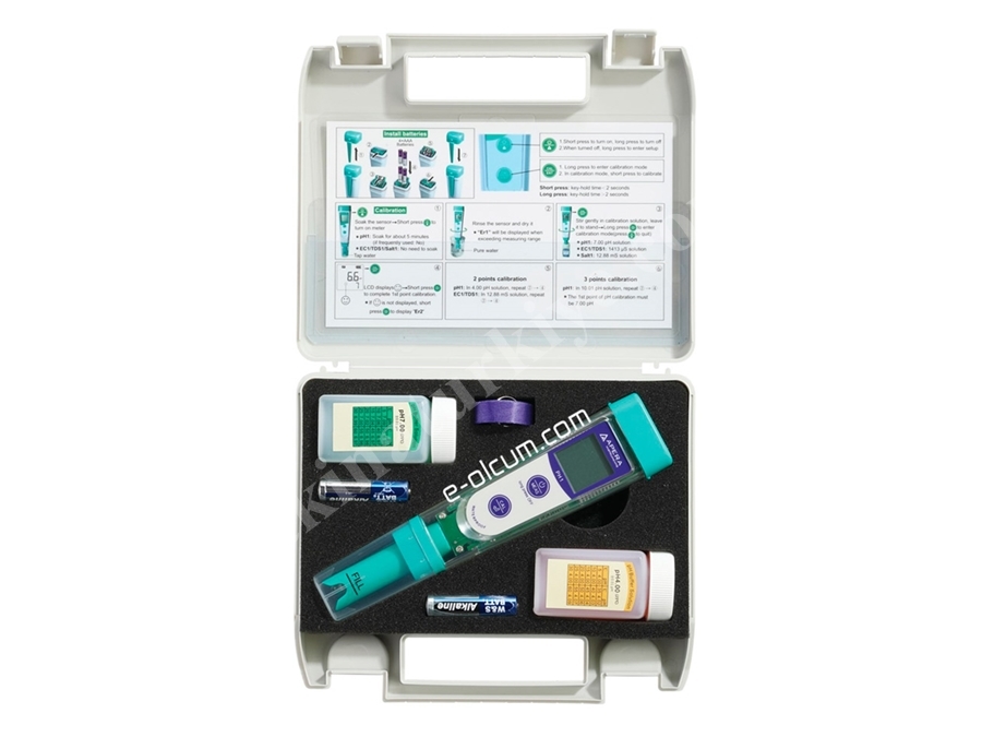 Çantalı Cep Tipi pH Metre Cihazı