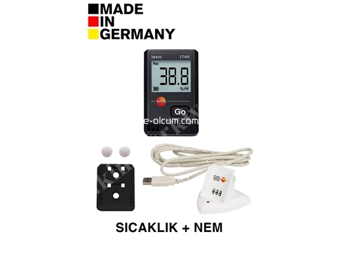Testo 174H Sıcaklık ve Nem Kayıt Datalogger