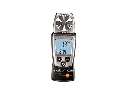 410 1 Cep Tipi Pervane (Anemometre) Hava Ölçüm Cihazı