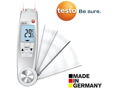Testo 104 IR Lazerli Infrared Gıda Termometresi - 0