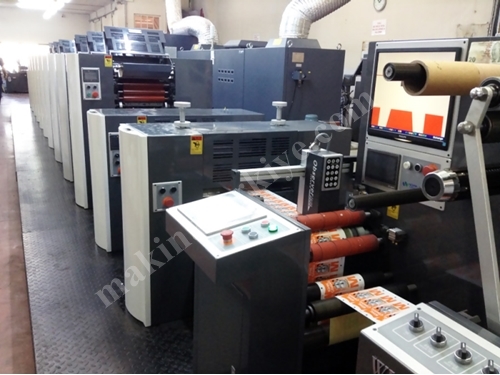 6-Farben berührungslose Rotations-Offset-Etikettendruckmaschine