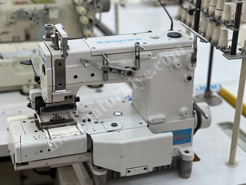 Kingtex 12 İğne Merdaneli Lastik Şerit Makinası