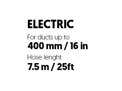 Elektrikli 7,5 Metre Taşınabilir Yağlı Kanal Baca Temizliği Makinası - 3