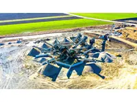 500 Ton / Saat Sabit Tip Taş Kırma Tesisi