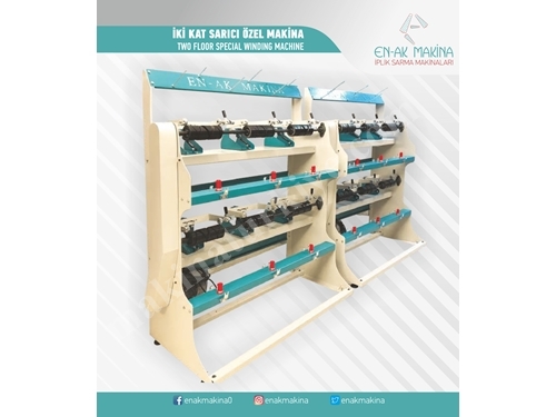 6 İnç Tek Taraflı 2 Kat İplik Sarma Makinası