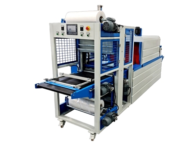 380x700x900 mm İticili Tip Tam Otomatik Shrink Ambalaj Makinesi 