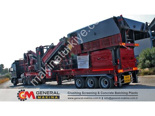 180-250 Ton / Saat Mobil Taş Kırma Eleme Tesisi