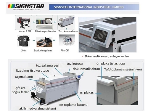 ST-600L DTF Dijital Tekstil Baskı Makinası
