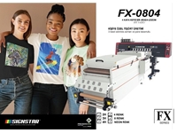FX-0804 DTF Dijital Tekstil Baskı Makinası - 1