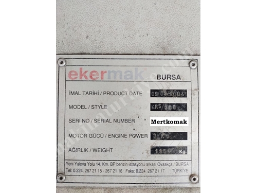 MR 04068 Eker Machine Brand Quality Control Machine