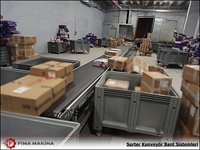 Cargo Sorter Manufacturing Production Transport Conveyor Belt Systems - 0