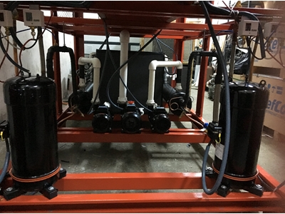 108.750 Kcal / Saat (15 Hp) Çift Kompresörlü Su Soğutmalı Chiller - 1