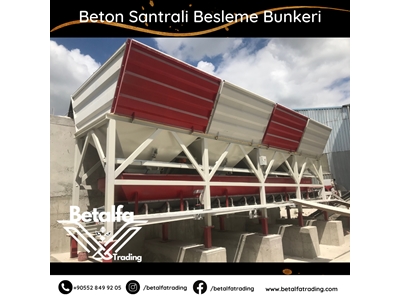 Beton Santrali Besleme Bunkeri - 1