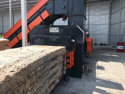 90 Ton Atık Kağıt Balya Presi - 4