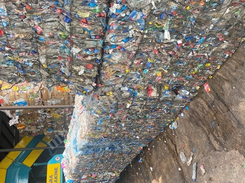 90 Tonnen Müllpapierballenpresse