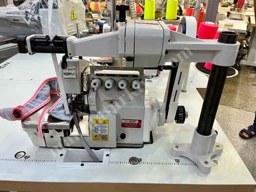 Wasp Kafadan Motorlu Lastik Vericili Overlok Makinası
