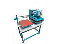 40x50 cm Pnömatik Havalı Otomatik Transfer Baskı Presi