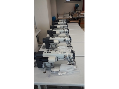12 Mm Tek İğne Çift Pabuç Deri Dikiş Makinası - 1