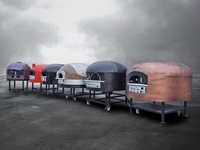 100x100 Cm Fixed Base Gas Pizza Oven - 0