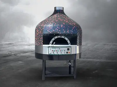 120x120 Cm Fixed Base Gas Pizza Oven