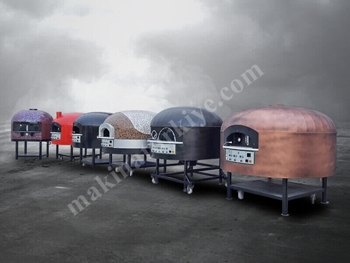 120x120 Cm Fixed Base Gas Pizza Oven