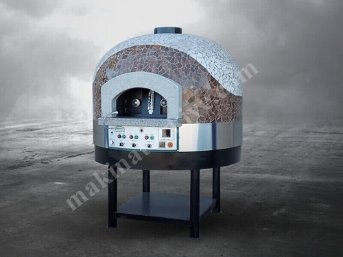 135x135 см Печь для пиццы на постоянном основании с газовым обогревом