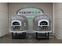 150x150 cm Gas-Pizzaofen mit festem Boden