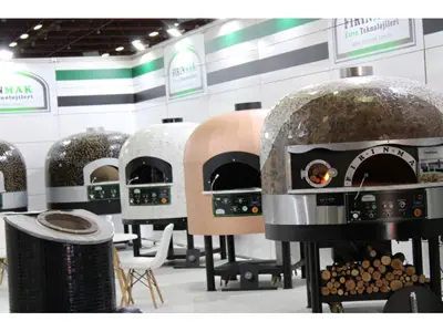 180x180 Cm Fixed Base Gas Pizza Oven