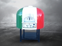 80x80 Cm Rotating Base Gas Pizza Oven - 8