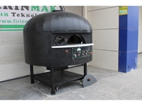100x100 Cm Rotating Base Gas Pizza Oven - 6