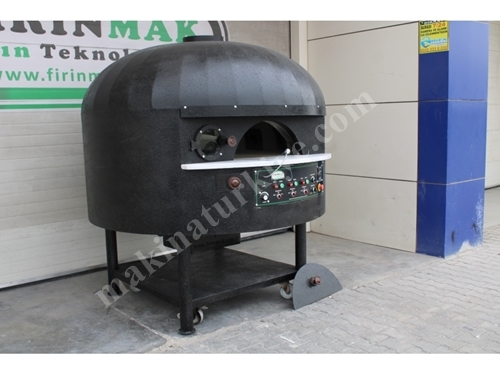 150x150 см Печь для пиццы на вращающейся основе с газовым обогревом