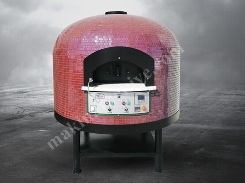 80x80 Cm Sabit Tabanlı Elektrikli Pizza Fırını