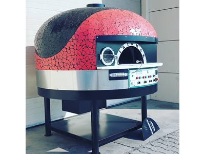 100x100 cm Rotating Base Electric Pizza Oven - 2