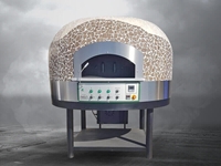 100x100 Cm Revolving Base Electric Pizza Oven - 5