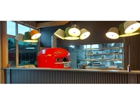 150x150 cm Drehsockel elektrischer Pizzaofen - 6