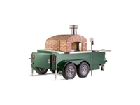 150x150 Cm Wood-Fired Mobile Pizza Oven - 3