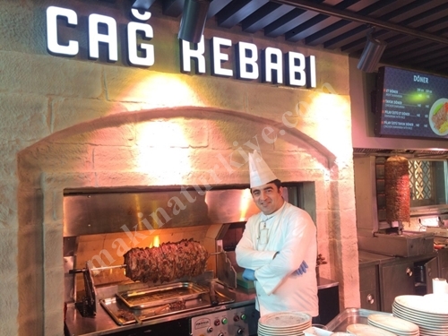 Holz und Gas Çağ Kebab Herd