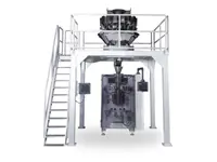 Упаковочная машина для дозированного упаковывания с вертикальными весами 30-45 пакетов/мин