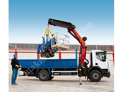 6100 Kg (25.3 Mt) Truck-Mounted Folding Boom Mobile Crane