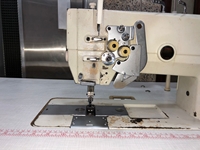 Mechanical Thread Trimming Double Needle Sewing Machine - 1