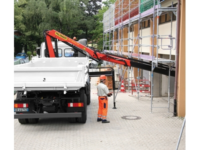 5700 Kg (14.1 Metre) Araç Üstü Katlanır Bomlu Mobil Vinç - 2