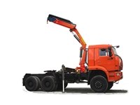 10000 Kg (21.3 M) Truck Mounted Folding Boom Mobile Crane - 5
