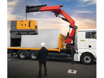 14300 Kg (21 Mt.) Araç Üstü Katlanır Bomlu Mobil Vinç - 1