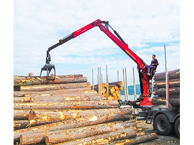 3720 Kg (9.7 Mt.) Tomruk Yükleme Mobil Vinç - 0