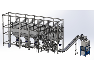 PLC Controlled Plastic Material Dosing Machine - 1