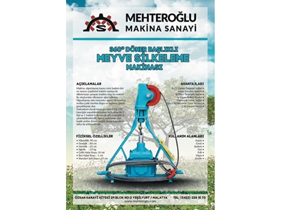600 Kasa / Gün Kapasiteli Meyve Hasat Makinesi - 1