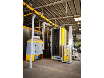 Single Electrostatic Powder Coating Cabin - 1