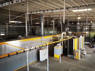 Single Elektrostatik Toz Boya Kabini