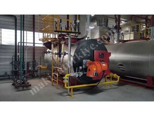 3-Pass Natural Gas Steam Boiler