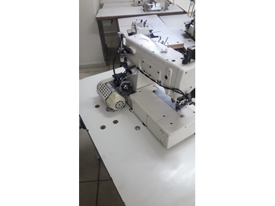 Km Fg798 Kafadan Motorlu İplik Kesmeli Etek Reçme Makinesi - 2